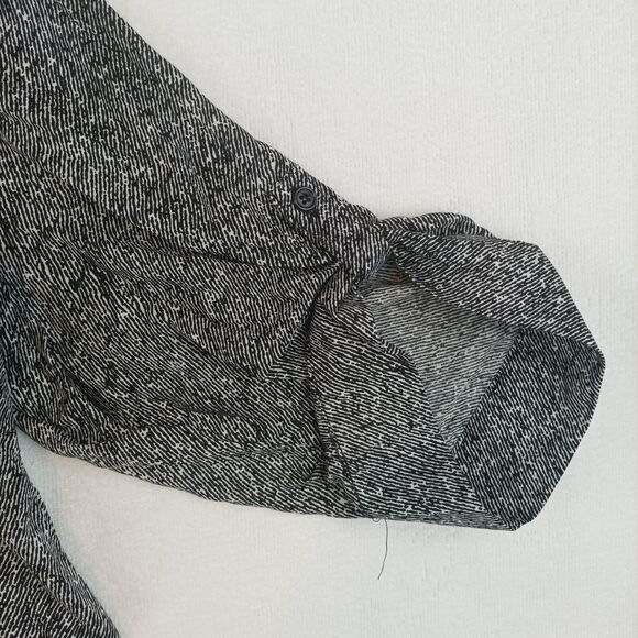 Jones New York Womens Flowy Blouse Size 1X Plus Black White NWT - Picture 4 of 8